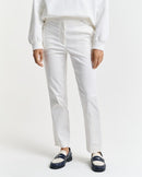 Cigarette Slim Trouser - Eggshell