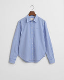Poplin Striped Shirt - Perfect Blue