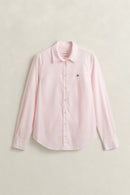 Slim Stretch Oxford Shirt - Light Pink