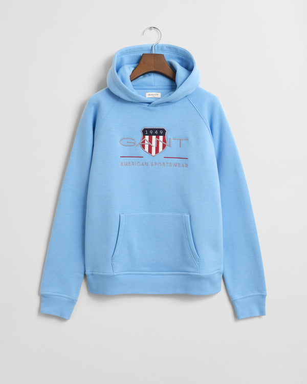 Archive Shield Hoodie - Dream Blue