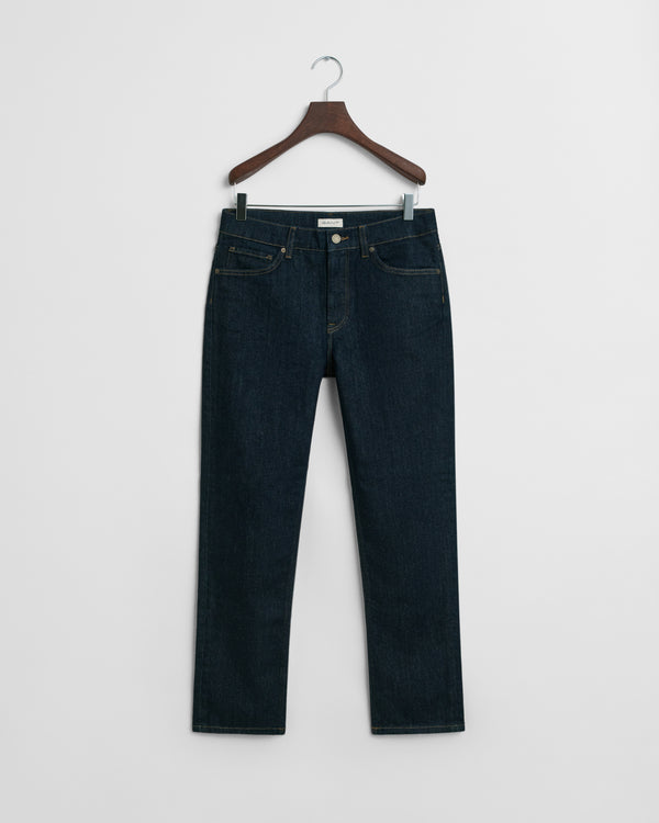 Straight Fit Jeans - Dark Blue