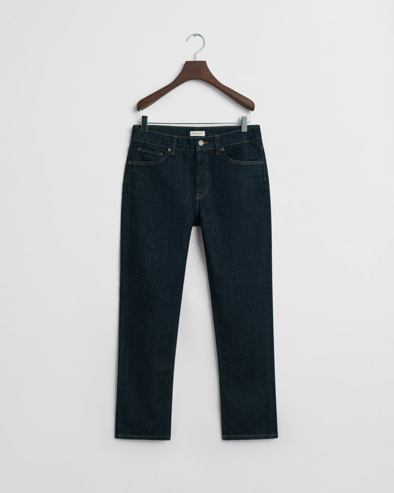 Straight Fit Jeans - Dark Blue