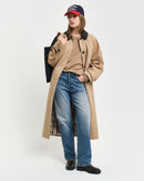 Lambswool Round Neck Jumper - Caramel Beige