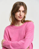 Lambswool Round Neck Jumper - Candy Pink