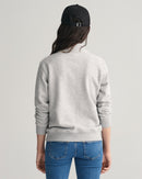 Shield 1/2 Zip Sweatshirt - Light Grey Melange