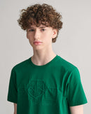 Tonal Shield T-Shirt - Wild Green