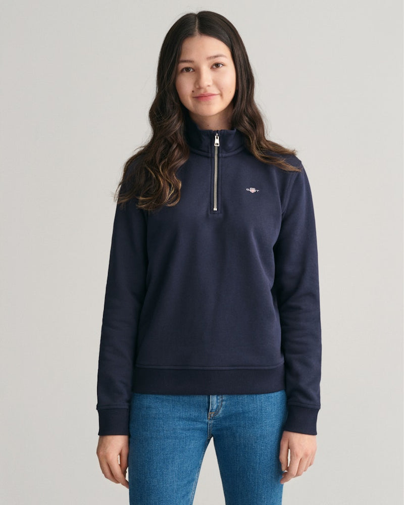 Shield 1/2 Zip Sweatshirt - Evening Blue