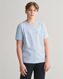 Tonal Shield T-Shirt - Fresh Blue