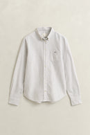 Oxford Striped Shirt - Deep Brown