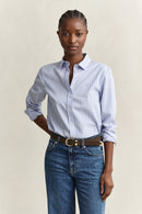 Regular Classic Poplin Striped Shirt - Misty Lavender