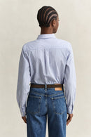 Regular Classic Poplin Striped Shirt - Misty Lavender