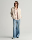 Linen Stripe Shirt - Peachy Pink