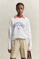 Graphic Print Sweatshirt - White