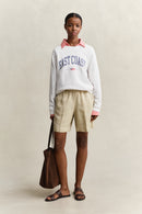 Graphic Print Sweatshirt - White