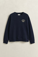 Rope Graphic Sweatshirt - Evening Blue