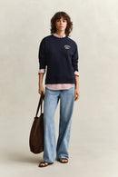 Rope Graphic Sweatshirt - Evening Blue