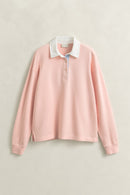 Rugger Sweatshirt - Apricot Pink