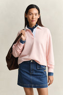 Rugger Sweatshirt - Apricot Pink