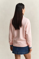 Rugger Sweatshirt - Apricot Pink