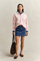 Rugger Sweatshirt - Apricot Pink