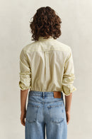 Classic Poplin Stripe Shirt - Vanilla Yellow