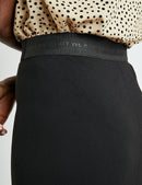 Autumn Breeze Jersey Skirt - Black