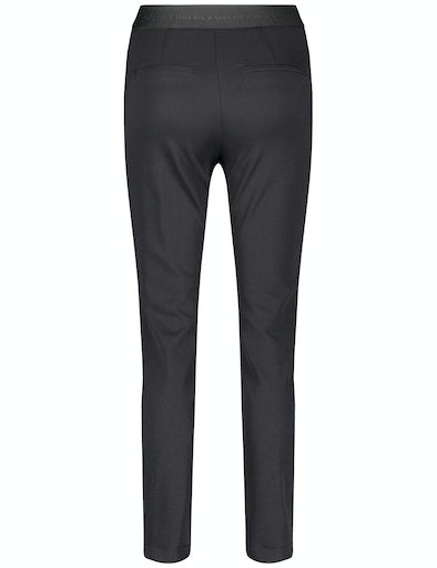 Autumn Breeze Crop Trouser - Black