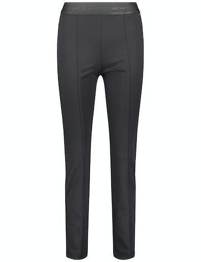 Autumn Breeze Crop Trouser - Black