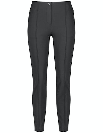Autumn Breeze Crop Trouser - Black