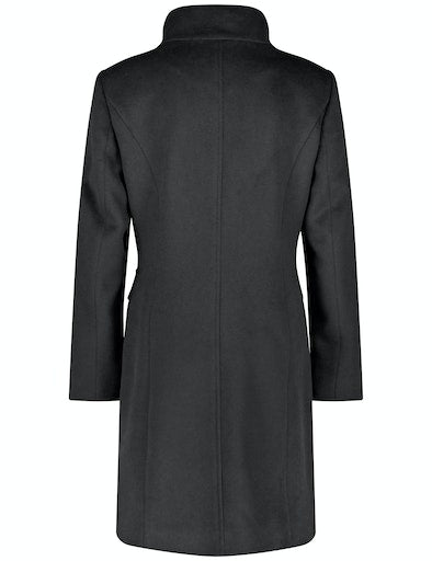 Embrace Cosiness Wool Coat - Black