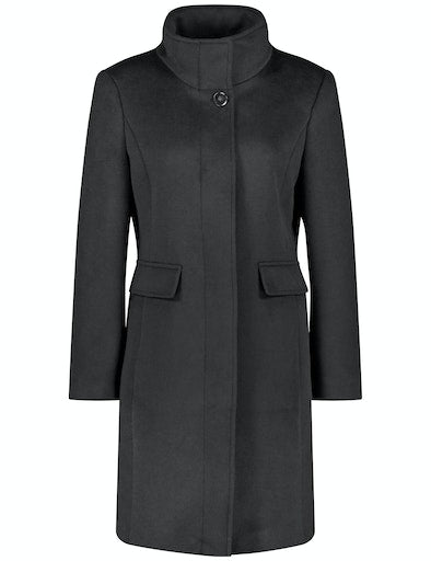 Embrace Cosiness Wool Coat - Black