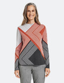 Embrace Cosiness Jumper - Grey/brown