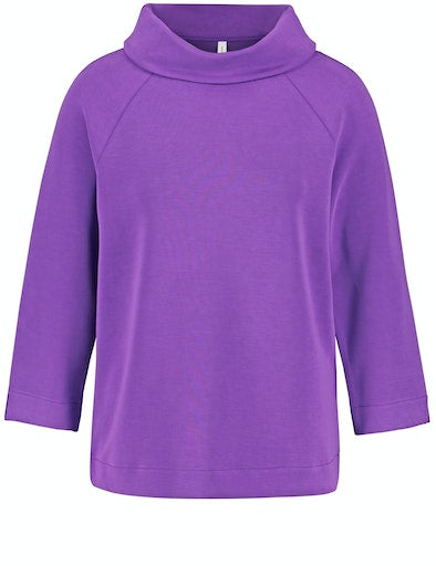 New Dimension 3/4Slv T-Shirt - Purple