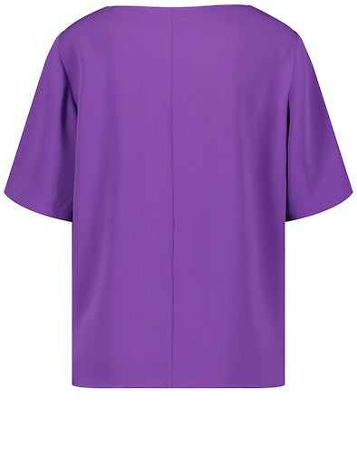 New Dimension SS Blouse - Purple