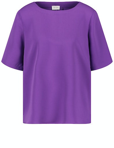 New Dimension SS Blouse - Purple