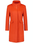 Embrace Cosiness Wool Coat - Mars Red