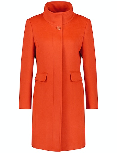 Embrace Cosiness Wool Coat - Mars Red
