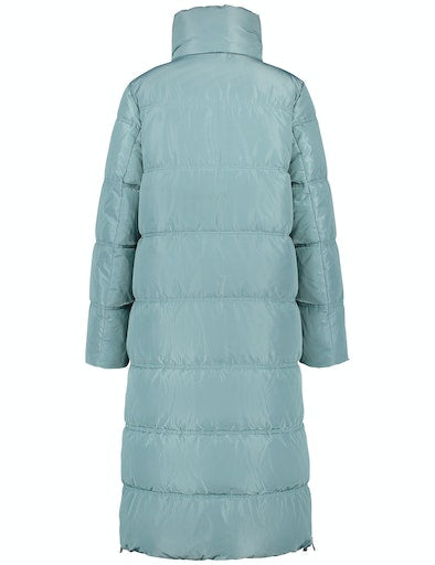 Electric Green Coat - Gobelin Blue