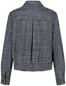 Shades Of Blue Blazer - Blue/black