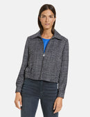 Shades Of Blue Blazer - Blue/black