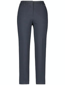 Autumn Breeze Crop Trouser - Navy