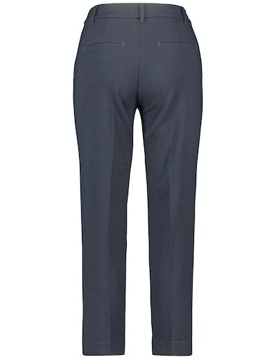 Autumn Breeze Crop Trouser - Navy