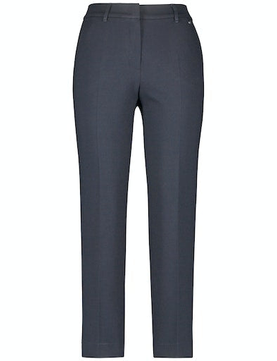Autumn Breeze Crop Trouser - Navy