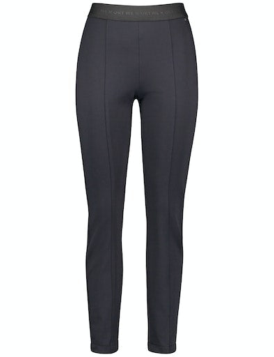 Autumn Breeze Crop Trouser - Navy