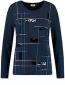 Shades Of Blue LS T-Shirt - Dark Sky