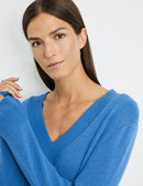 Shades Of Blue Jumper - Bright Blue