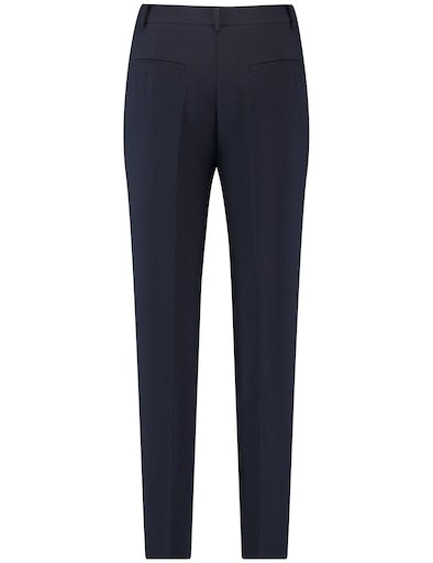 Crop Trouser - Navy