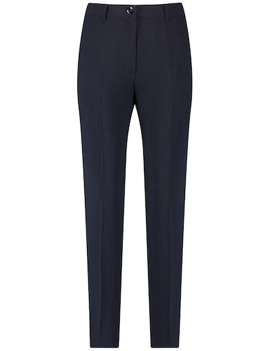 Crop Trouser - Navy