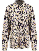 New Dimension LS Blouse - Ecru/lilac/pink