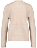 Embrace Cosiness Jacket - Light Taupe Melange